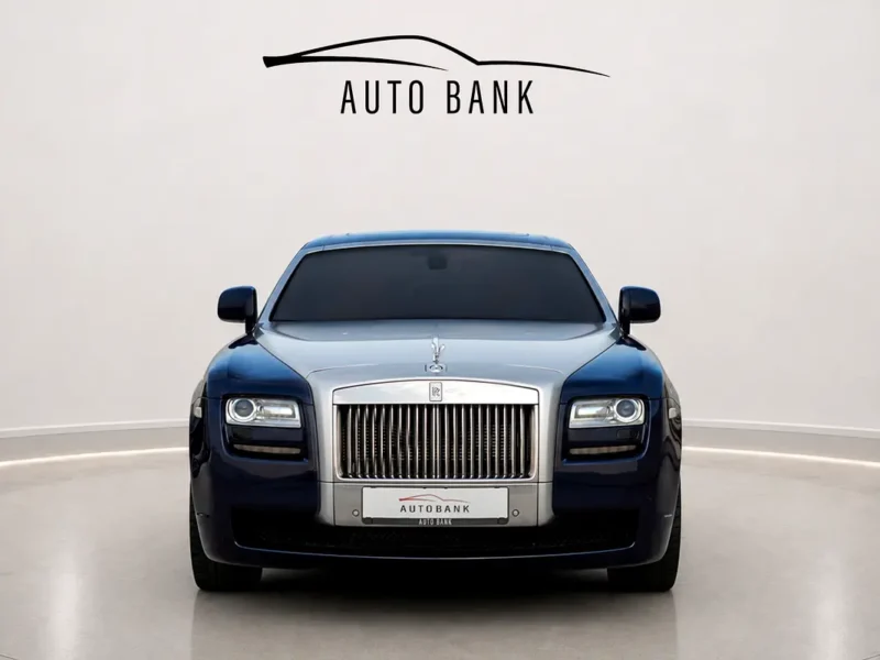 2011 Rolls-Royce Ghost Standard 12 Cylinders Petrol Engine Blue Brown Sedan GCC Specs
