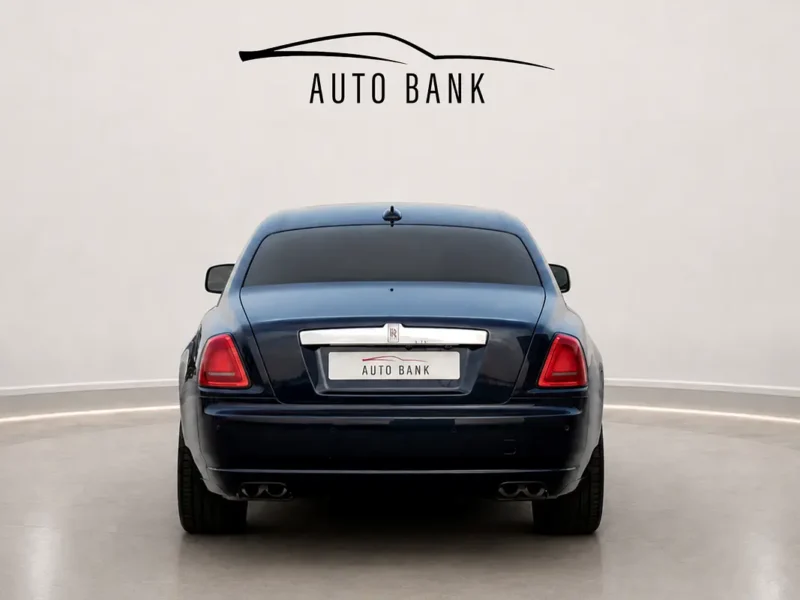 2011 Rolls-Royce Ghost Standard 12 Cylinders Petrol Engine Blue Brown Sedan GCC Specs