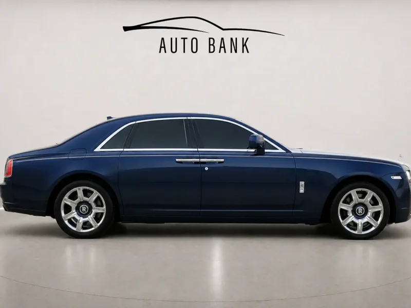 2011 Rolls-Royce Ghost Standard 12 Cylinders Petrol Engine Blue Brown Sedan GCC Specs