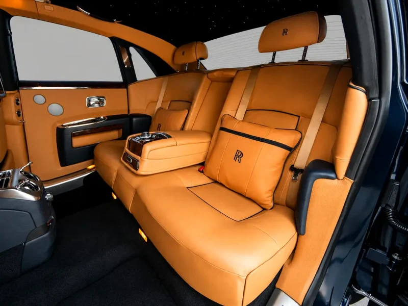 2011 Rolls-Royce Ghost Standard 12 Cylinders Petrol Engine Blue Brown Sedan GCC Specs