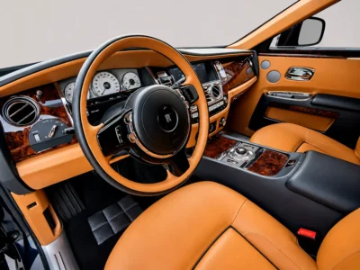 2011 Rolls-Royce Ghost Standard 12 Cylinders Petrol Engine Blue Brown Sedan GCC Specs