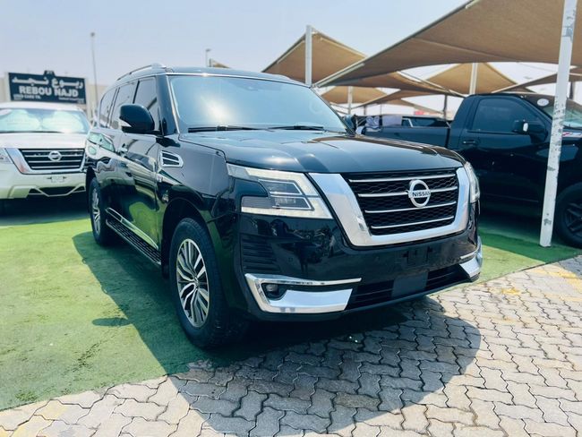 2020 Nissan Patrol LE TITANIUM 5.6 Litres 8 Cylinders Petrol Engine Black Brown SUV GCC Specs