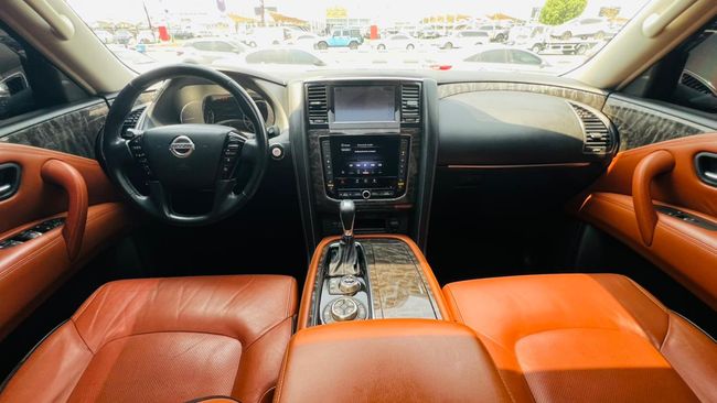 2020 Nissan Patrol LE TITANIUM 5.6 Litres 8 Cylinders Petrol Engine Black Brown SUV GCC Specs