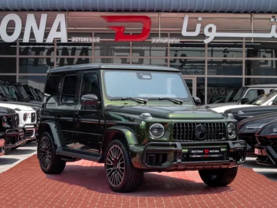 2025 Mercedes-Benz G-Class G 63 AMG 4.0 Litres V8 Biturbo Engine Green Black SUV Automatic