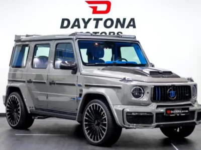 2022 Mercedes-Benz G-Class G 63 AMG Brabus Kit G800 4.0 Litres V8 Biturbo Engine Grey Blue SUV