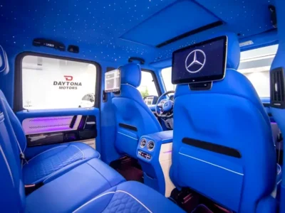 2022 Mercedes-Benz G-Class G 63 AMG Brabus Kit G800 4.0 Litres V8 Biturbo Engine Grey Blue SUV