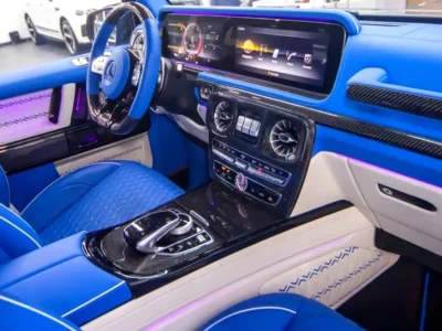 2022 Mercedes-Benz G-Class G 63 AMG Brabus Kit G800 4.0 Litres V8 Biturbo Engine Grey Blue SUV