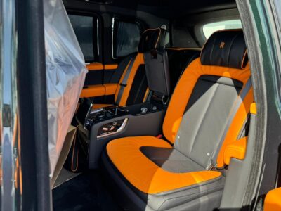 2024 Rolls-Royce Cullinan Black Badge 6.8L twin-turbocharged V12 Engine Grey Orange SUV