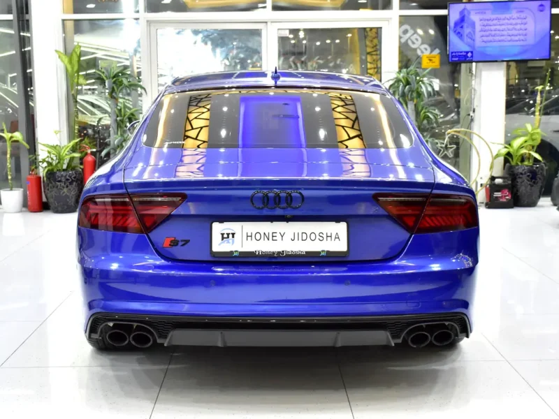2016 Audi S7 4.0 TFSI quattro 8 Cylinders Petrol Engine Blue Red Sedan GCC Specs
