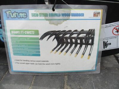 2024 Future FT-CWG72 Skid Steer Grapple