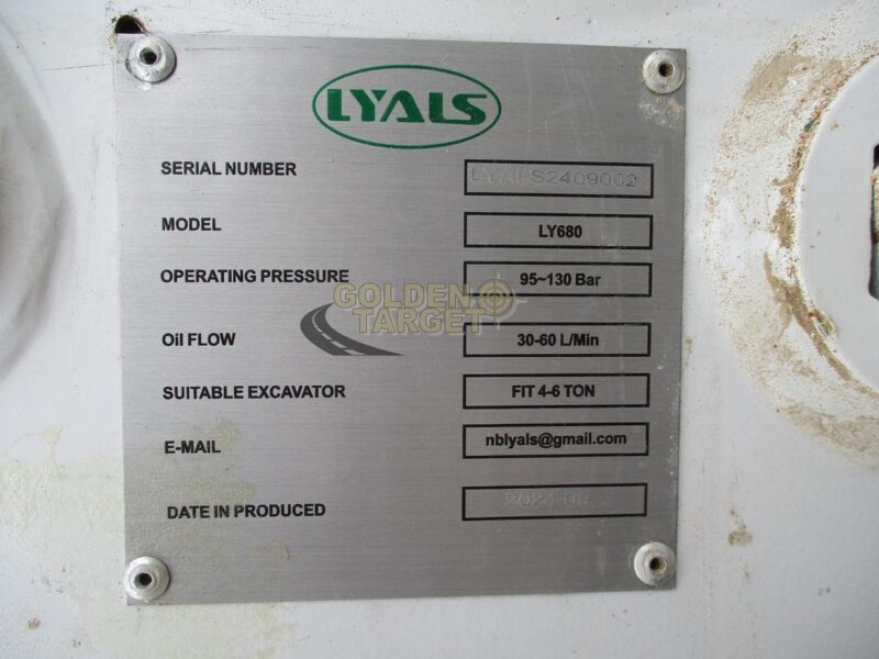 2024 LYALS LY680 Hydraulic Hammer 2024