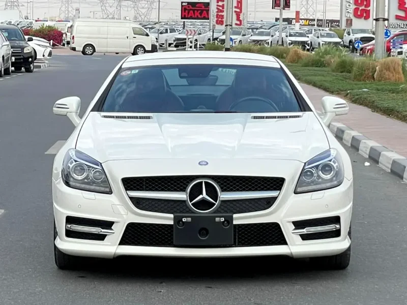 2012 Mercedes-Benz SLK-Class SLK 350 6 Cyinders Petrol Engine White Red Hard Top Convertible