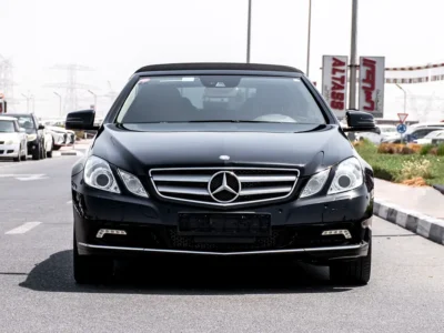 2011 Mercedes-Benz E-Class E 350 6 Cylinders Petrol Engine Black Soft Top Convertible Automatic
