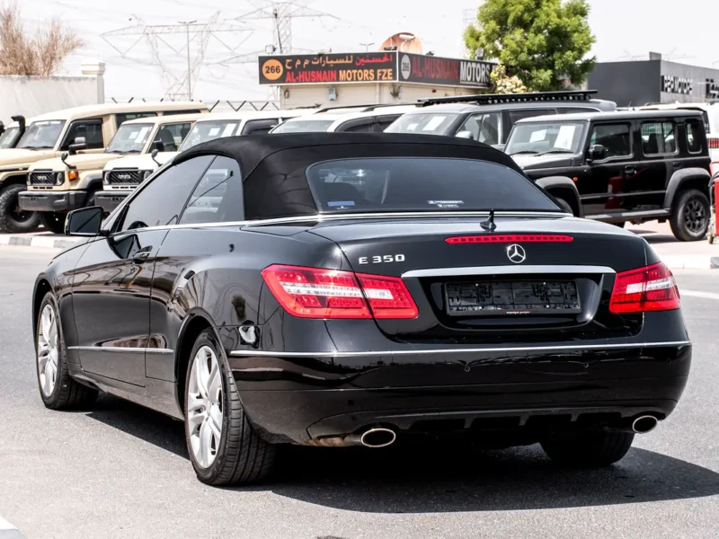 2011 Mercedes-Benz E-Class E 350 6 Cylinders Petrol Engine Black Soft Top Convertible Automatic