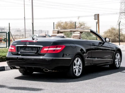 2011 Mercedes-Benz E-Class E 350 6 Cylinders Petrol Engine Black Soft Top Convertible Automatic
