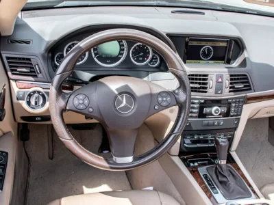 2011 Mercedes-Benz E-Class E 350 6 Cylinders Petrol Engine Black Soft Top Convertible Automatic