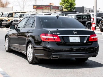 2012 Mercedes-Benz E-Class E 350 6 Cylinders Petrol Engine Black Sedan Japanese Specs