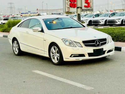 2009 Mercedes-Benz E-Class E 350 6 Cylinders Petrol Engine White Beige Coupe Japanese Specs