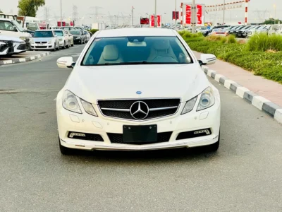 2009 Mercedes-Benz E-Class E 350 6 Cylinders Petrol Engine White Beige Coupe Japanese Specs