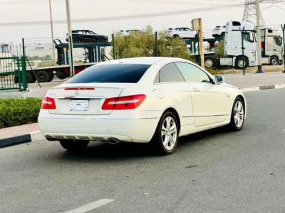 2009 Mercedes-Benz E-Class E 350 6 Cylinders Petrol Engine White Beige Coupe Japanese Specs