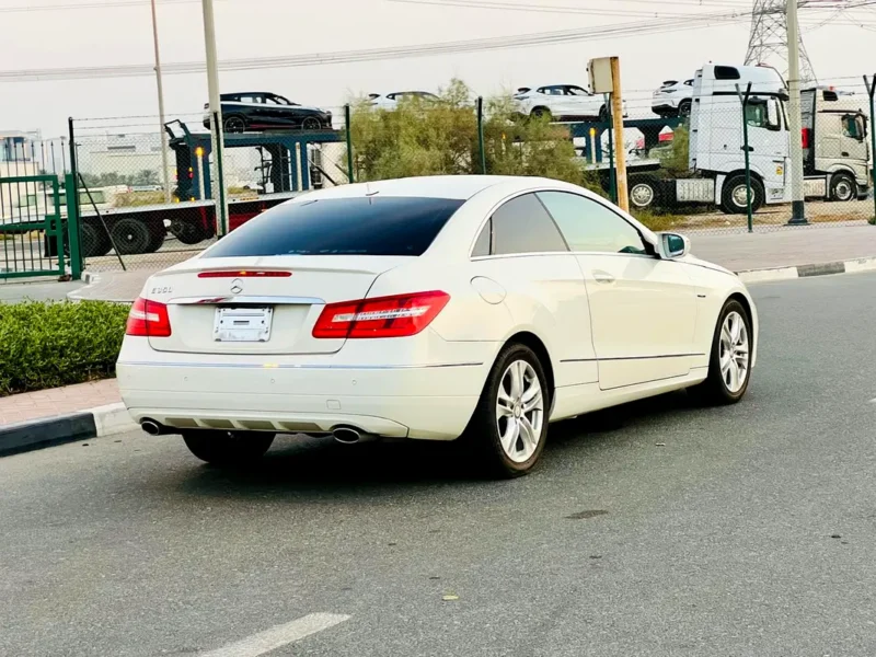 2009 Mercedes-Benz E-Class E 350 6 Cylinders Petrol Engine White Beige Coupe Japanese Specs