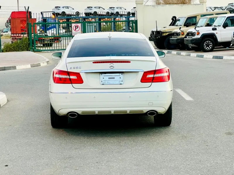 2009 Mercedes-Benz E-Class E 350 6 Cylinders Petrol Engine White Beige Coupe Japanese Specs