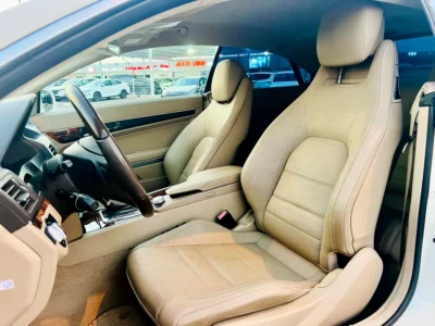 2009 Mercedes-Benz E-Class E 350 6 Cylinders Petrol Engine White Beige Coupe Japanese Specs
