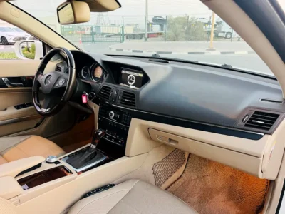 2009 Mercedes-Benz E-Class E 350 6 Cylinders Petrol Engine White Beige Coupe Japanese Specs