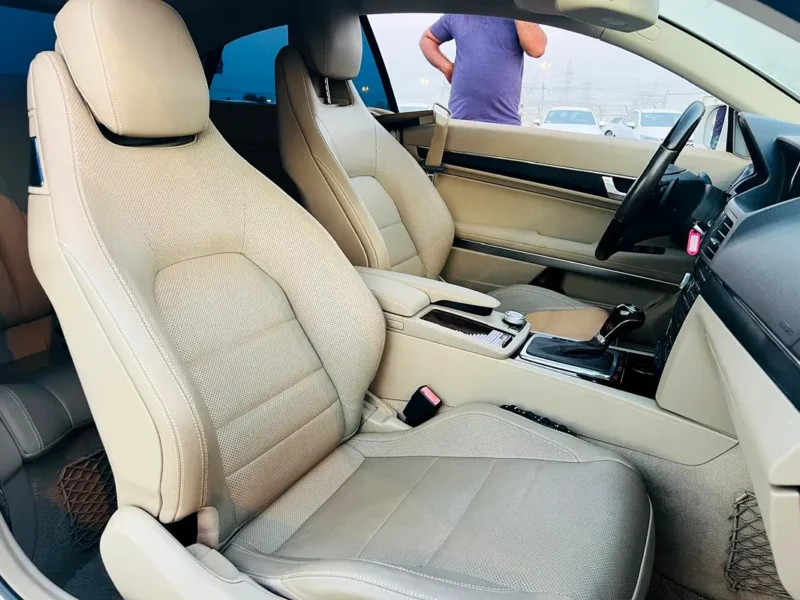 2009 Mercedes-Benz E-Class E 350 6 Cylinders Petrol Engine White Beige Coupe Japanese Specs