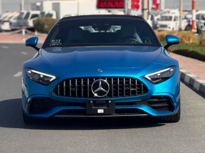 2023 Mercedes-Benz SL-Class SL 43 AMG 4 Cylinders Petrol Engine Blue Grey Hard Top Convertible