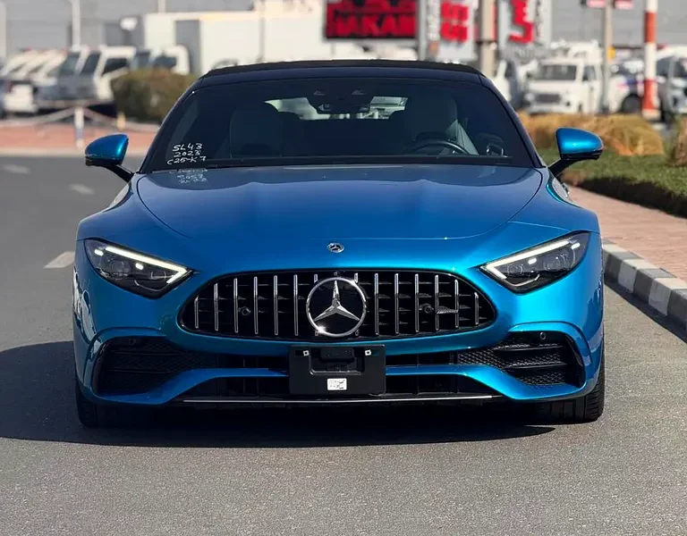 2023 Mercedes-Benz SL-Class SL 43 AMG 4 Cylinders Petrol Engine Blue Grey Hard Top Convertible