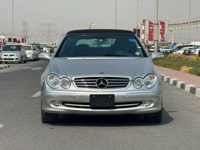 2005 Mercedes-Benz CLK-Class CLK 320 6 Cylinders Petrol Engine Silver Black Soft Top Convertible