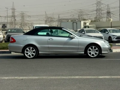 2005 Mercedes-Benz CLK-Class CLK 320 6 Cylinders Petrol Engine Silver Black Soft Top Convertible