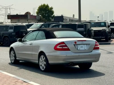2005 Mercedes-Benz CLK-Class CLK 320 6 Cylinders Petrol Engine Silver Black Soft Top Convertible