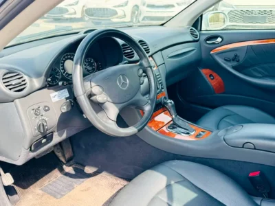 2005 Mercedes-Benz CLK-Class CLK 320 6 Cylinders Petrol Engine Silver Black Soft Top Convertible