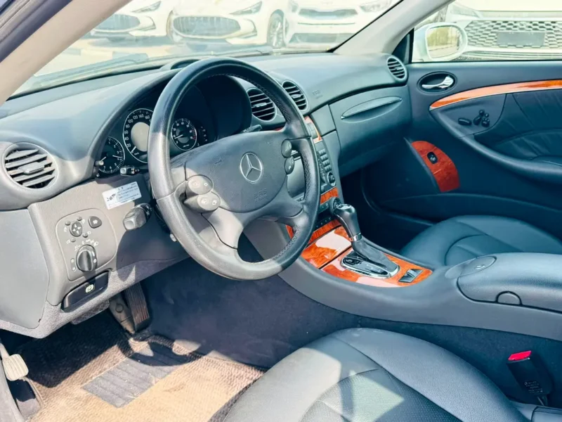 2005 Mercedes-Benz CLK-Class CLK 320 6 Cylinders Petrol Engine Silver Black Soft Top Convertible