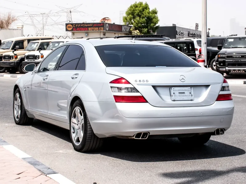 2008 Mercedes-Benz S-Class S 600 12 Cylinders Petrol Engine Silver Black Sedan Automatic