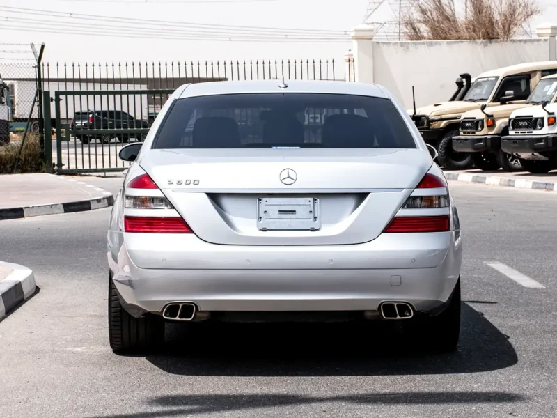 2008 Mercedes-Benz S-Class S 600 12 Cylinders Petrol Engine Silver Black Sedan Automatic