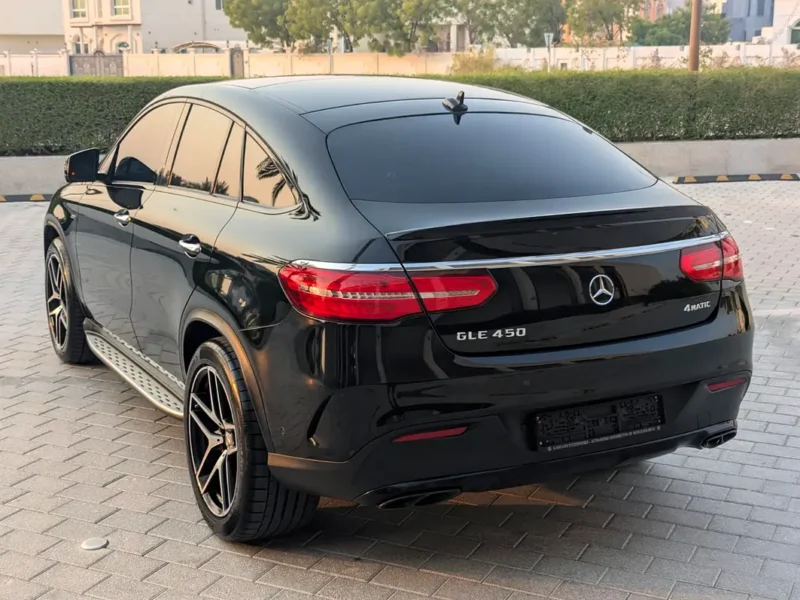 2016 Mercedes-Benz GLE Coupe GLE 450 4MATIC 6 Cylinders Petrol Engine Black Tan Coupe GCC Specs