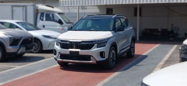 2026 Kia Seltos 1.4 Litres 4 Cylinders Turbo Petrol Engine Silver White SUV GCC Specs
