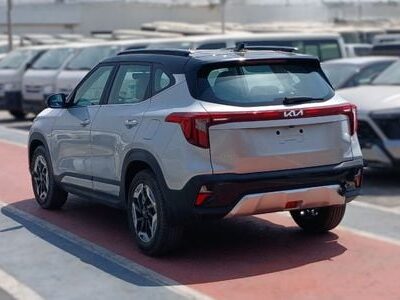 2026 Kia Seltos 1.4 Litres 4 Cylinders Turbo Petrol Engine Silver White SUV GCC Specs