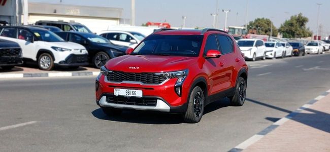 2025 Kia Sonet 1.5 Litres 4 Cylinders Petrol Engine Red Black SUV GCC Specs Automatic