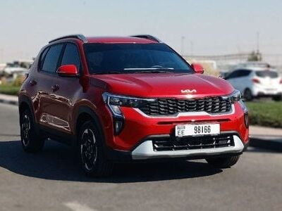 2025 Kia Sonet 1.5 Litres 4 Cylinders Petrol Engine Red Black SUV GCC Specs Automatic