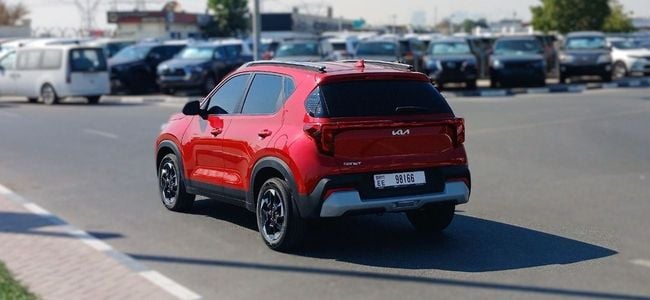 2025 Kia Sonet 1.5 Litres 4 Cylinders Petrol Engine Red Black SUV GCC Specs Automatic