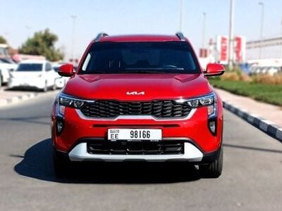 2025 Kia Sonet 1.5 Litres 4 Cylinders Petrol Engine Red Black SUV GCC Specs Automatic