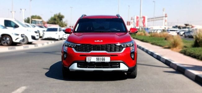 2025 Kia Sonet 1.5 Litres 4 Cylinders Petrol Engine Red Black SUV GCC Specs Automatic