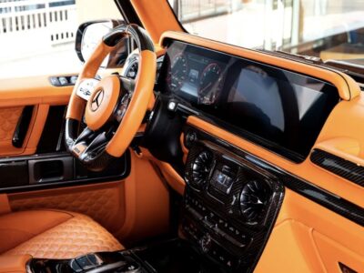 2021 Mercedes-Benz G-Class Brabus G 800 XLP Adventure 8 Cylinders Petrol Engine Grey Orange Pickup Truck