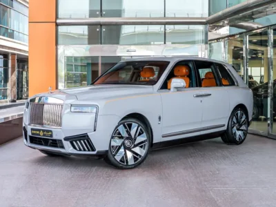 2026 Rolls-Royce Cullinan Silver Badge 12 Cylinders Petrol Engine Grey Orange SUV Automatic