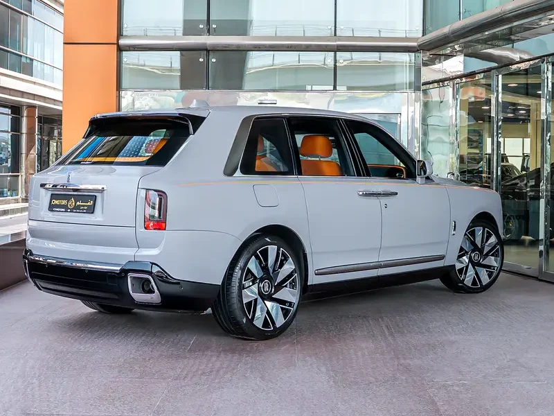2026 Rolls-Royce Cullinan Silver Badge 12 Cylinders Petrol Engine Grey Orange SUV Automatic