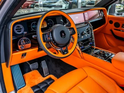 2026 Rolls-Royce Cullinan Silver Badge 12 Cylinders Petrol Engine Grey Orange SUV Automatic